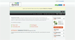 Desktop Screenshot of poweryourtrade.moneycontrol.com