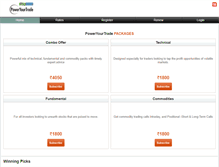 Tablet Screenshot of poweryourtrade.moneycontrol.com